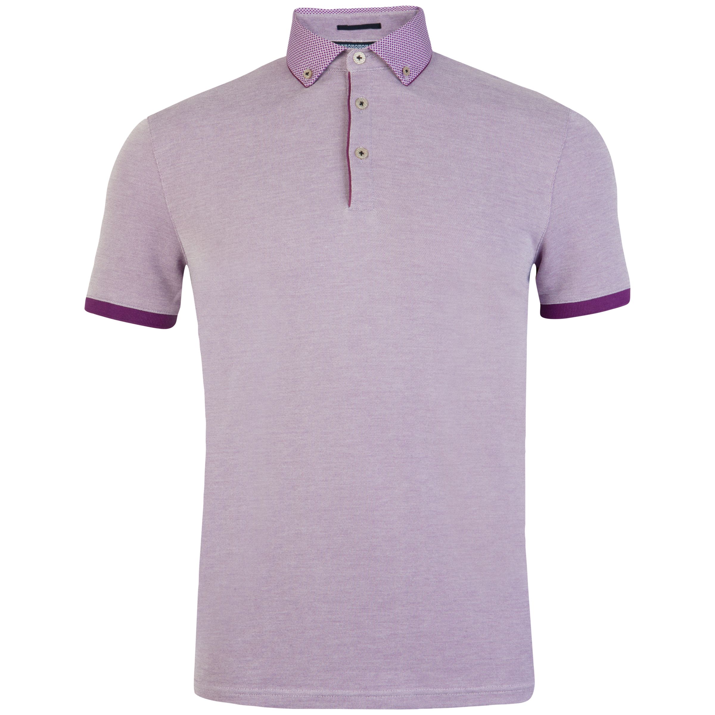 Ted Baker Fowmo Woven Collar Polo Shirt