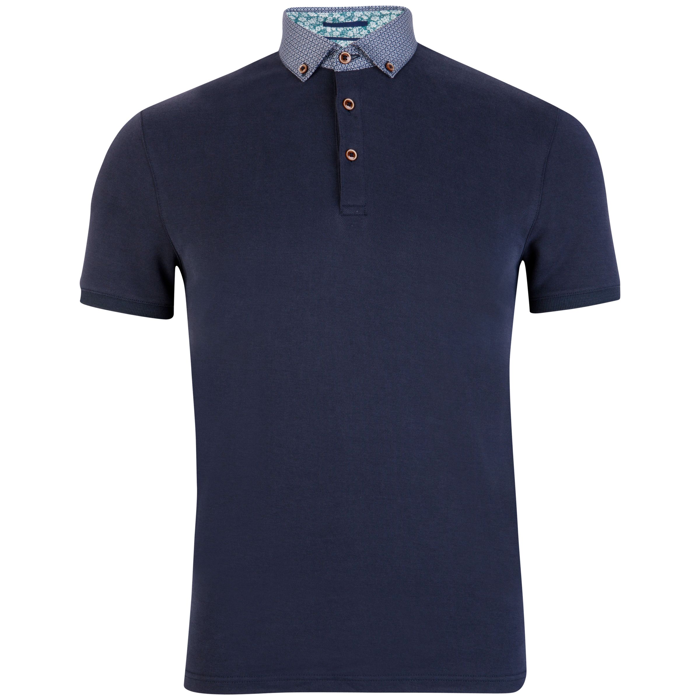 Ted Baker Teknow Woven Collar Polo Shirt