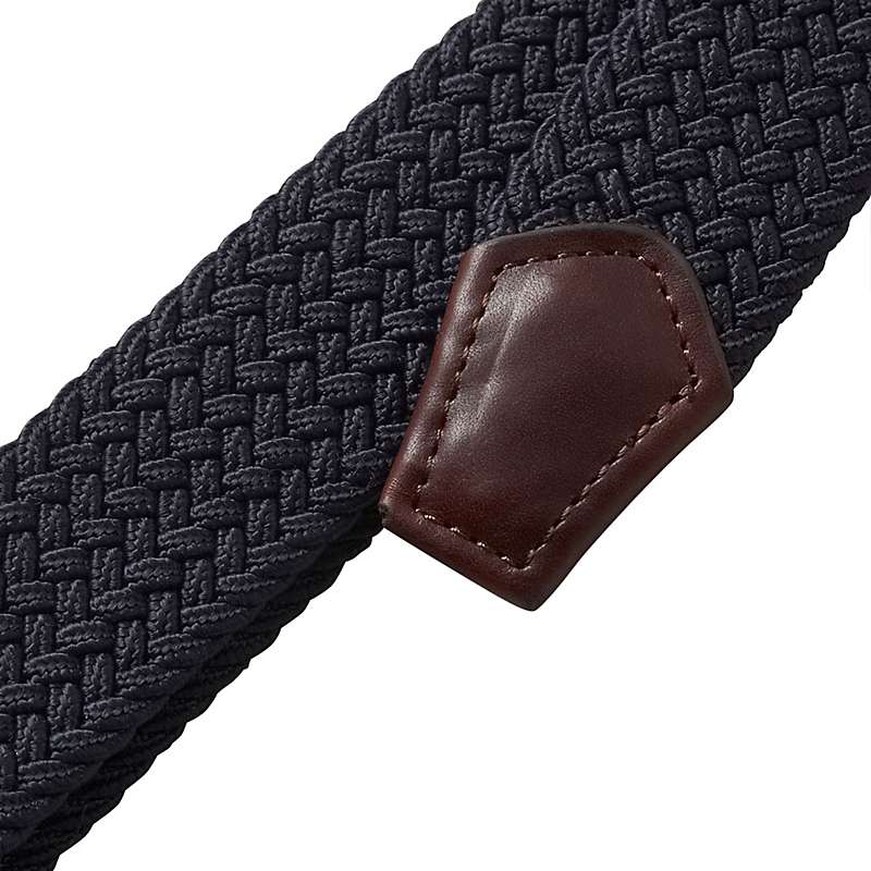 Buy Barbour Webbing Leather Trim Belt Online at johnlewis.com