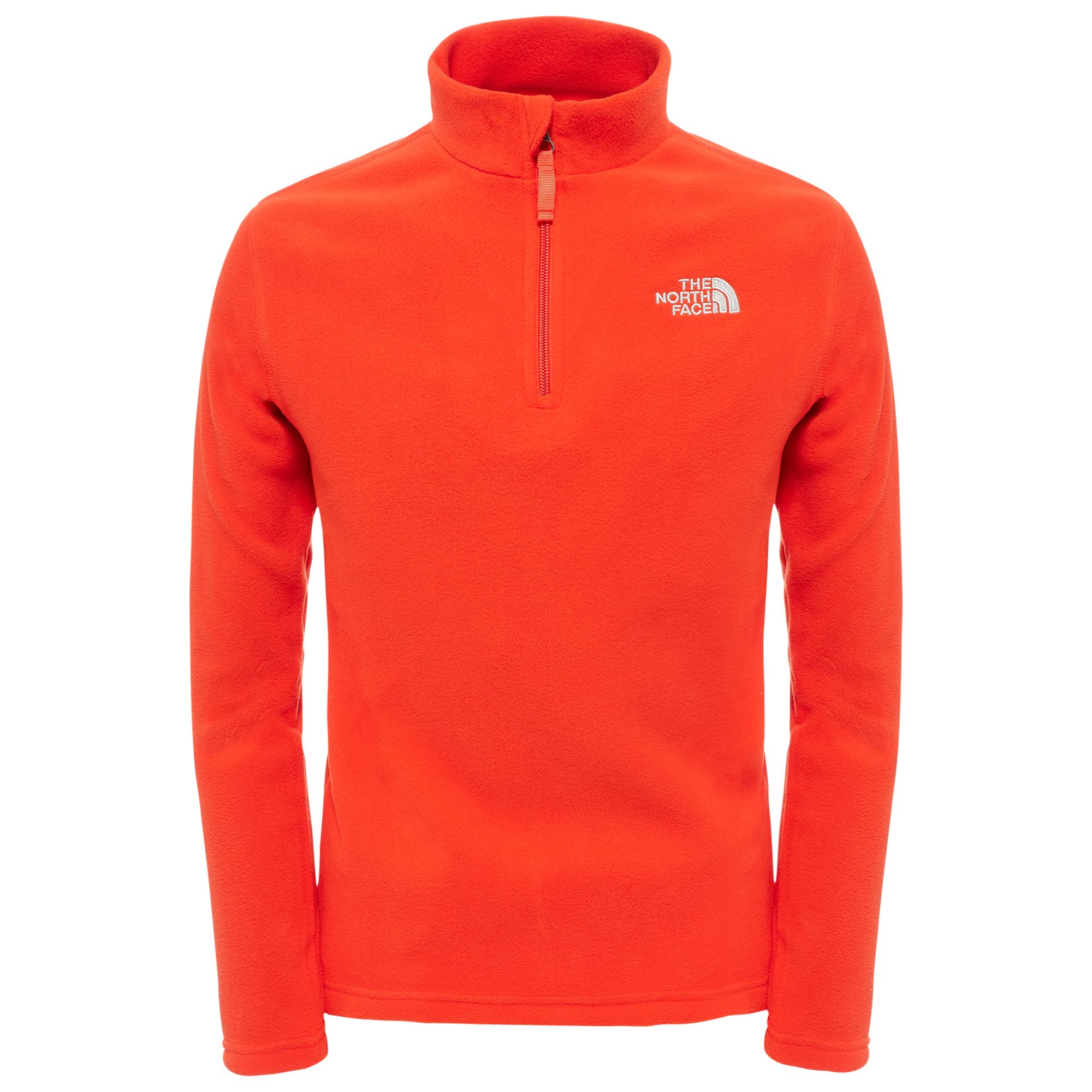 north face fleece red