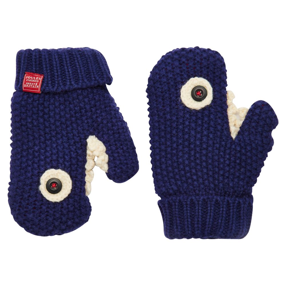 navy toddler mittens