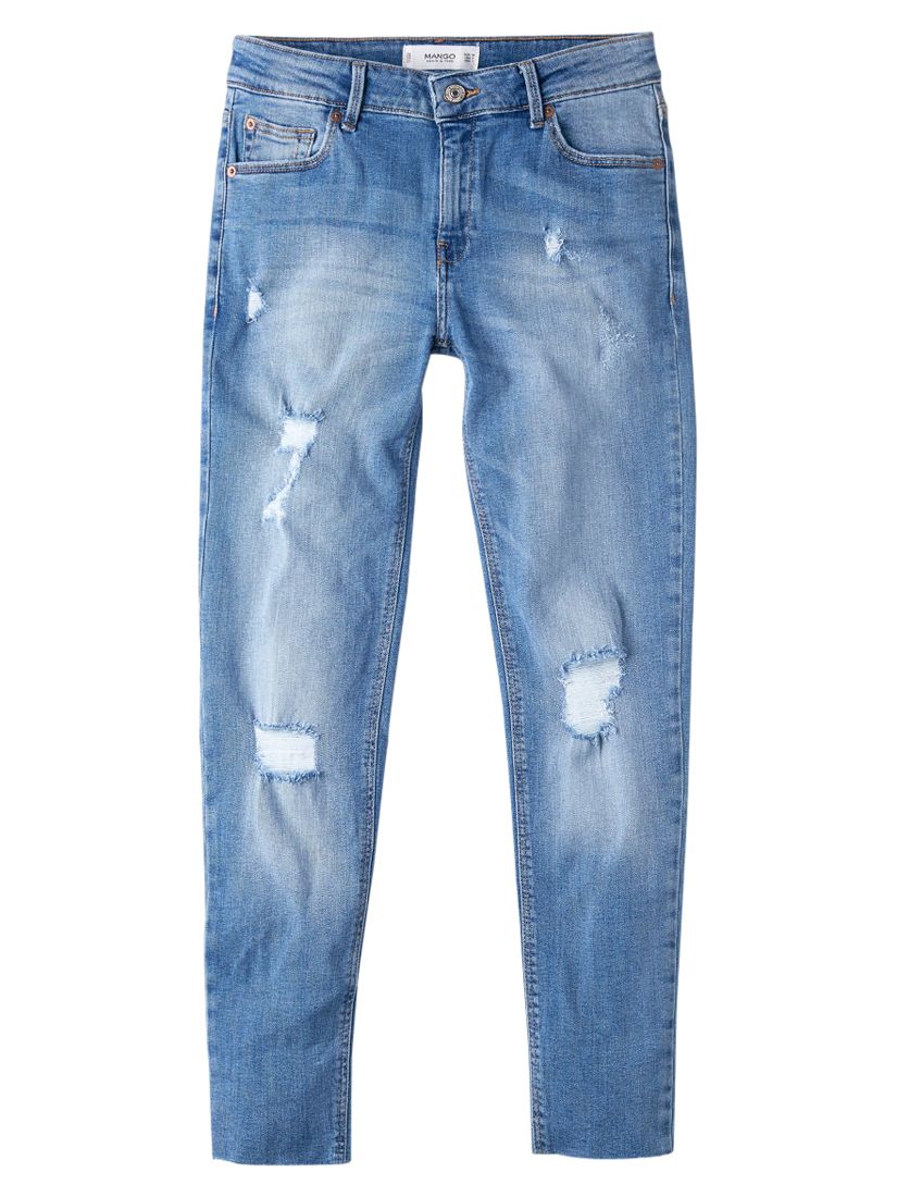 mango skinny cropped jeans