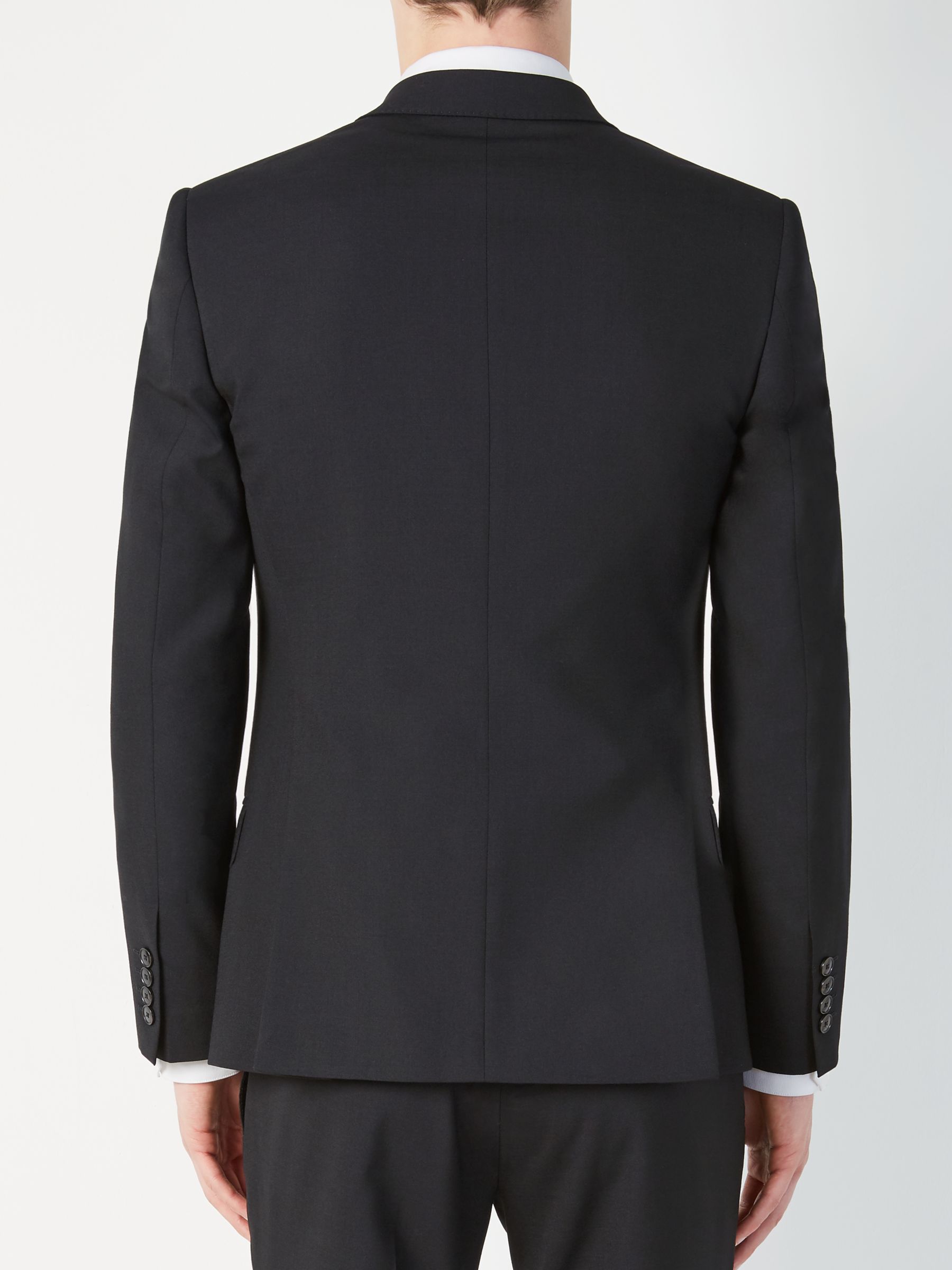 Kin Enno Slim Fit Stretch Plainweave Suit Jacket, Black