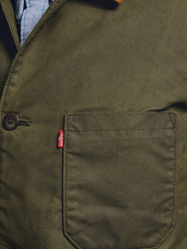 Levi's Engineered Coat Wax Cotton Mix Jacket, Rosin