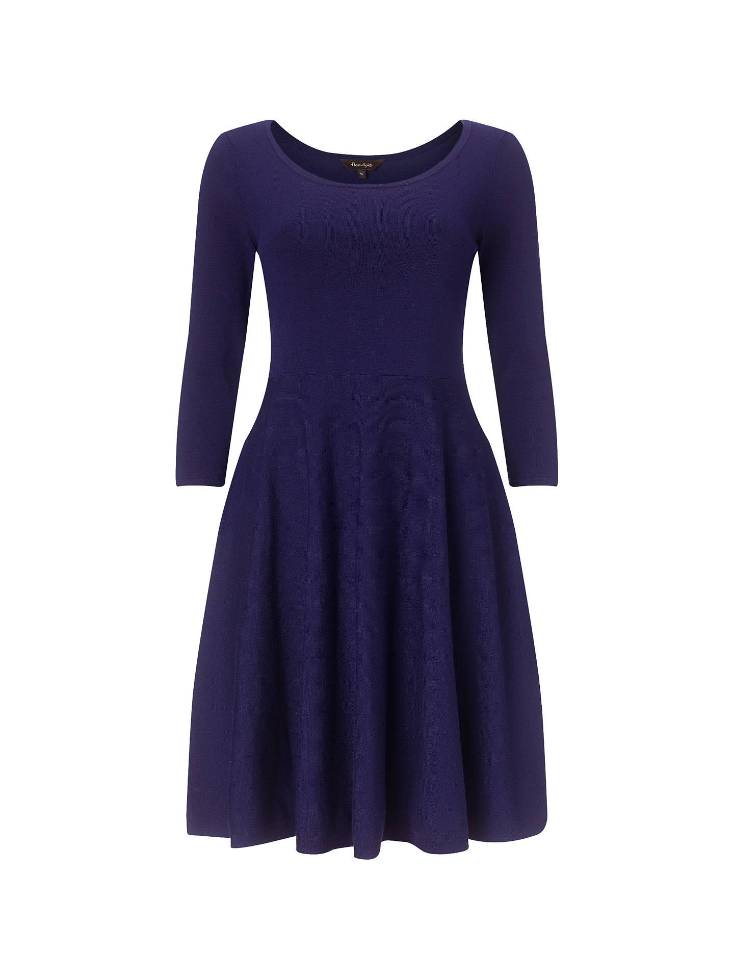 Phase Eight Fit and Flare Dress, Cobalt at John Lewis & Partners