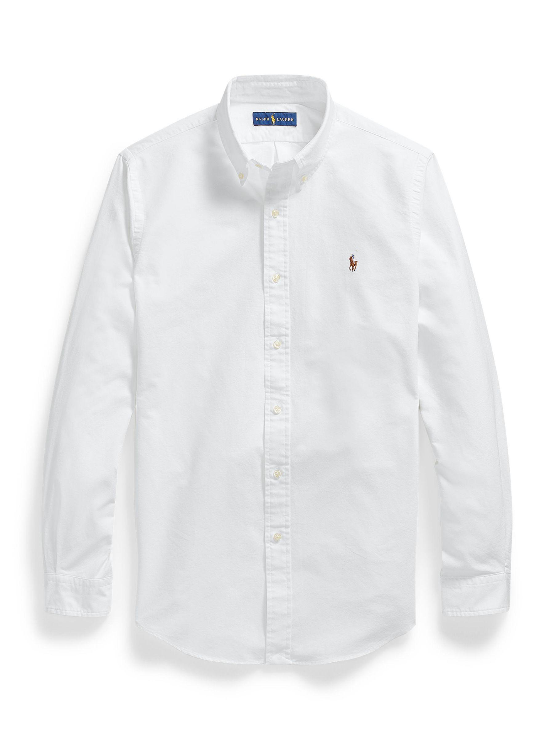 Polo Ralph Lauren Casual Oxford Sport Shirt, White at John Lewis & Partners