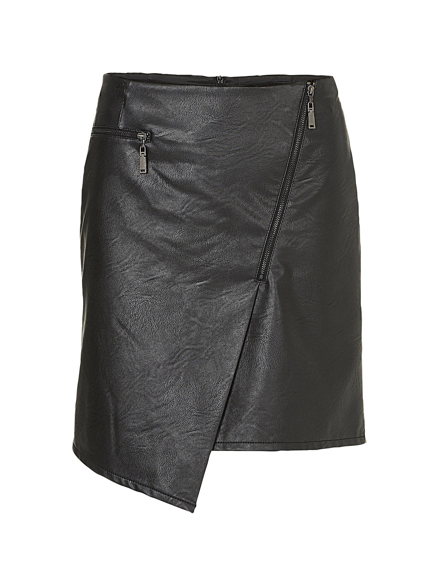 Betty Barclay Faux Leather Assymetrical Skirt at John Lewis & Partners