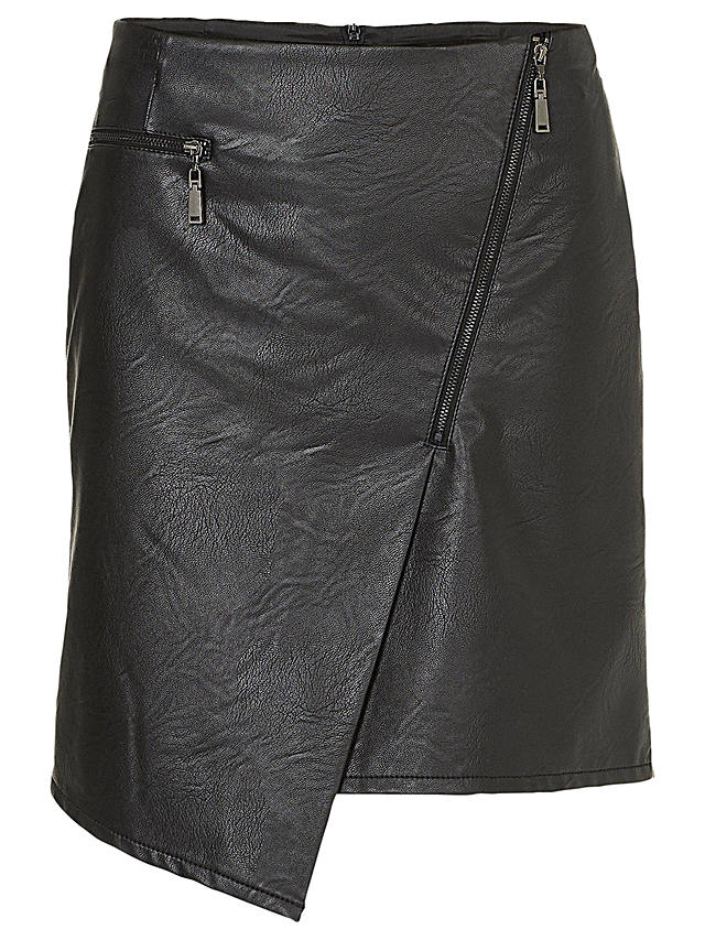 Betty Barclay Faux Leather Assymetrical Skirt at John Lewis & Partners