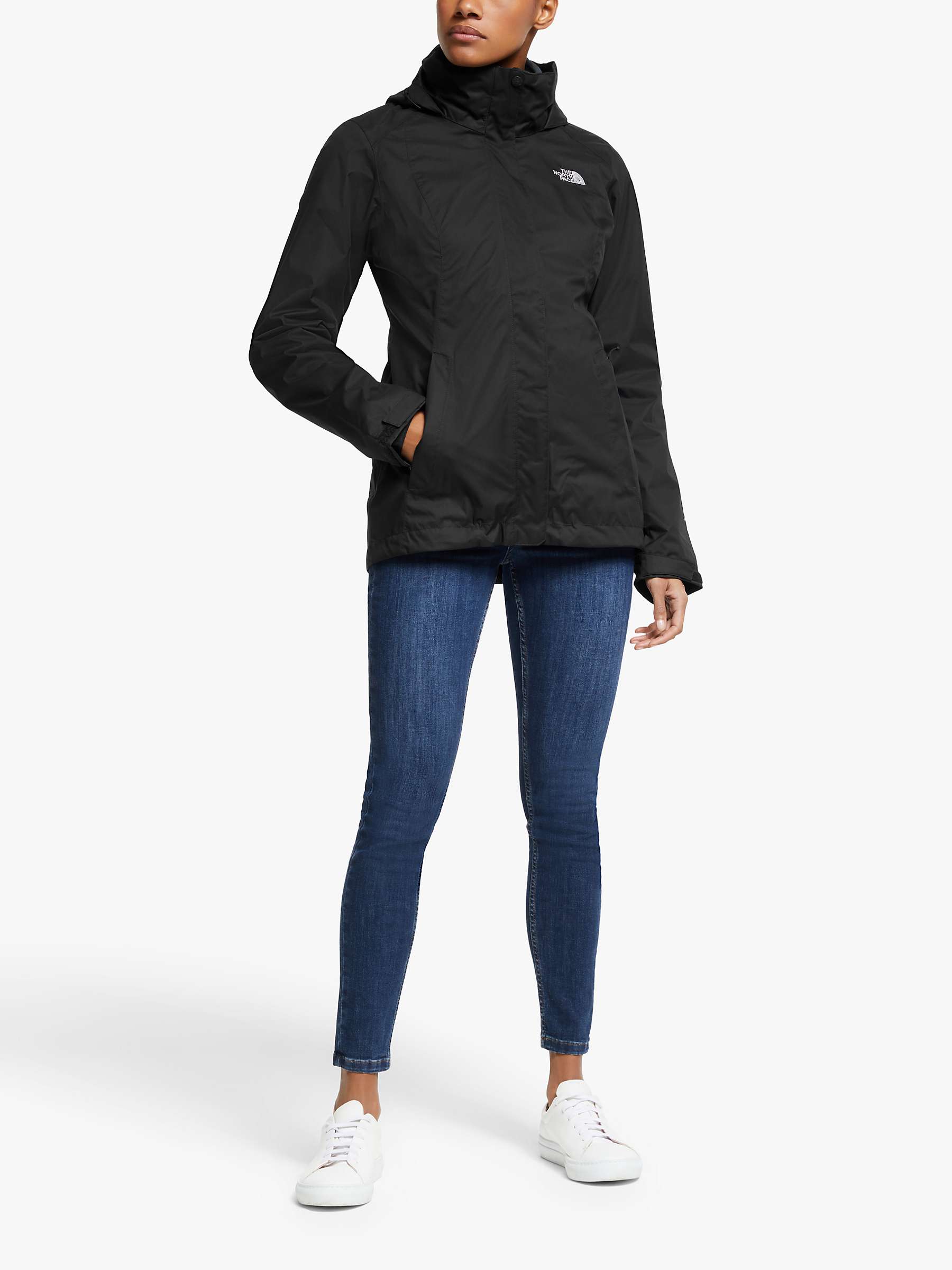 beetle Peddling Heading The North Face Evolve II Triclimate 3-in-1 Waterproof Women's Jacket, Black  at John Lewis & Partners