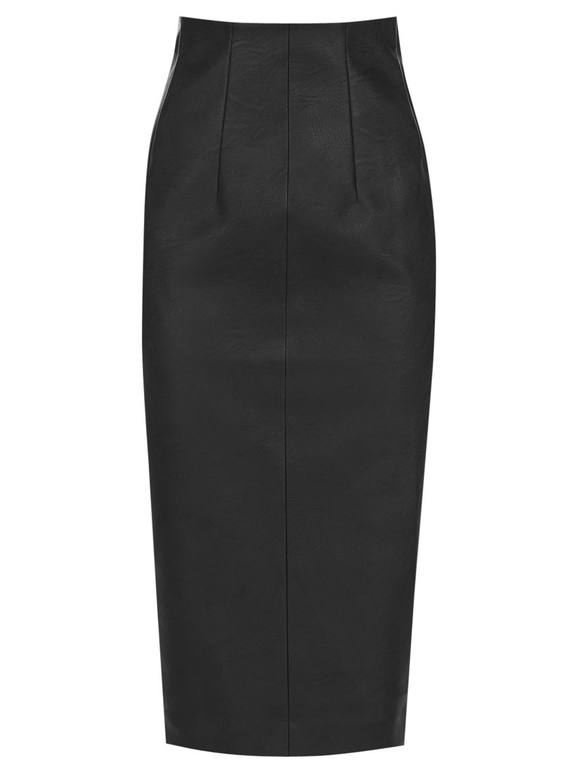 Oasis Clean Hight Waisted Pencil Skirt, Black