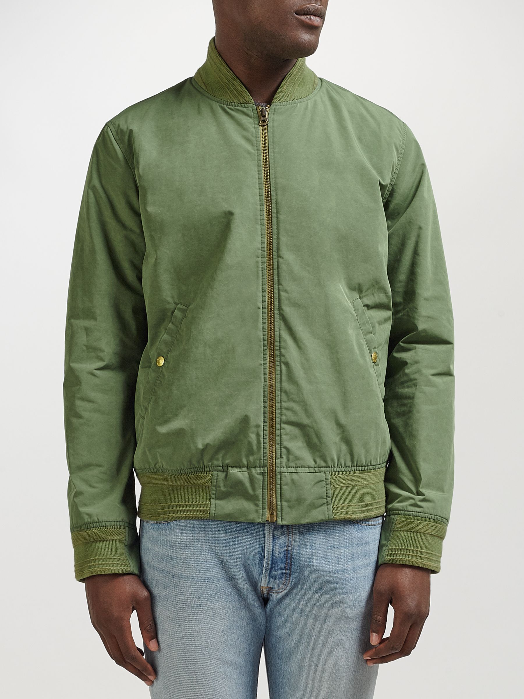 levi's green bomber jacket