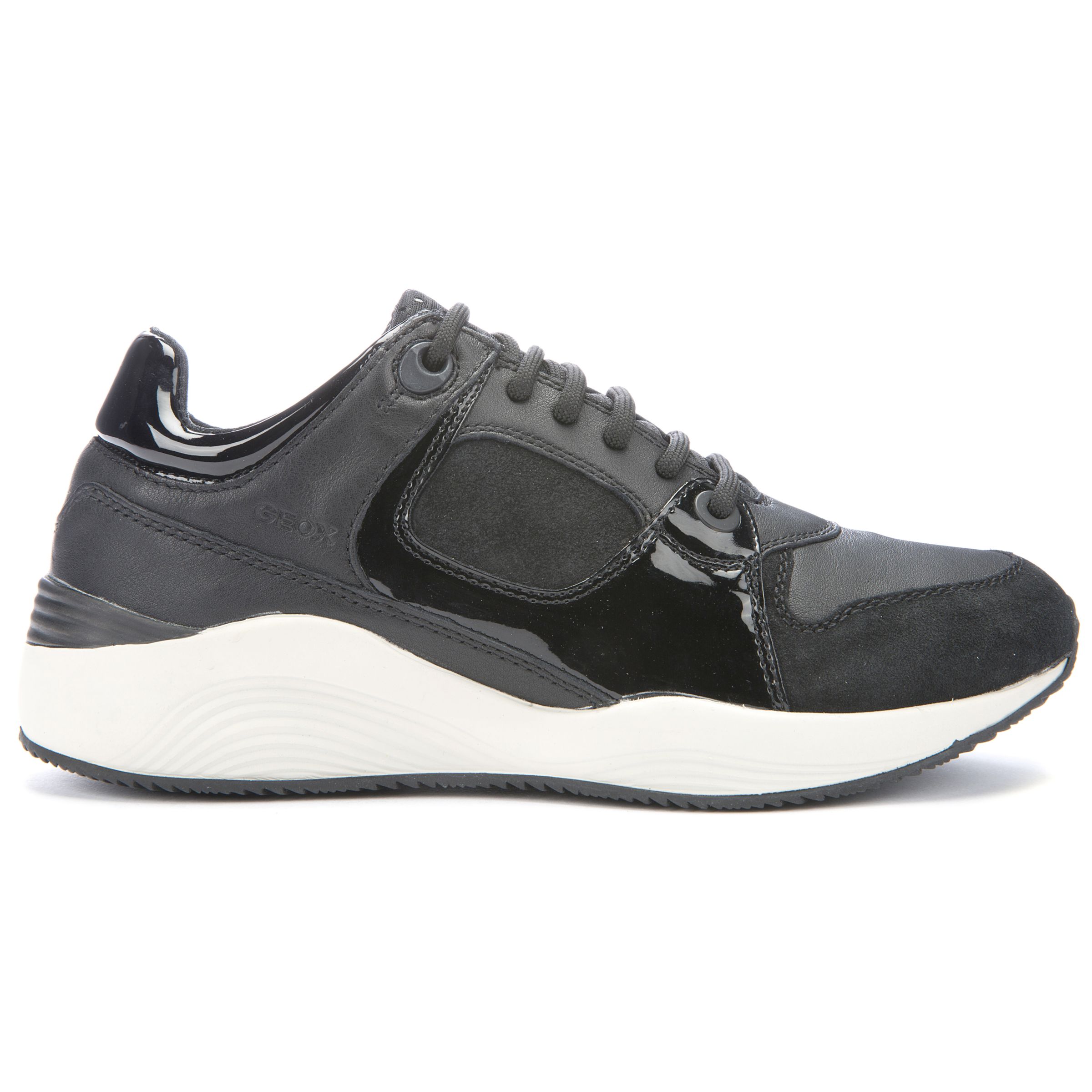 Geox Flat Lace Up Trainers