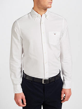 GANT Regular Fit Plain Oxford Shirt