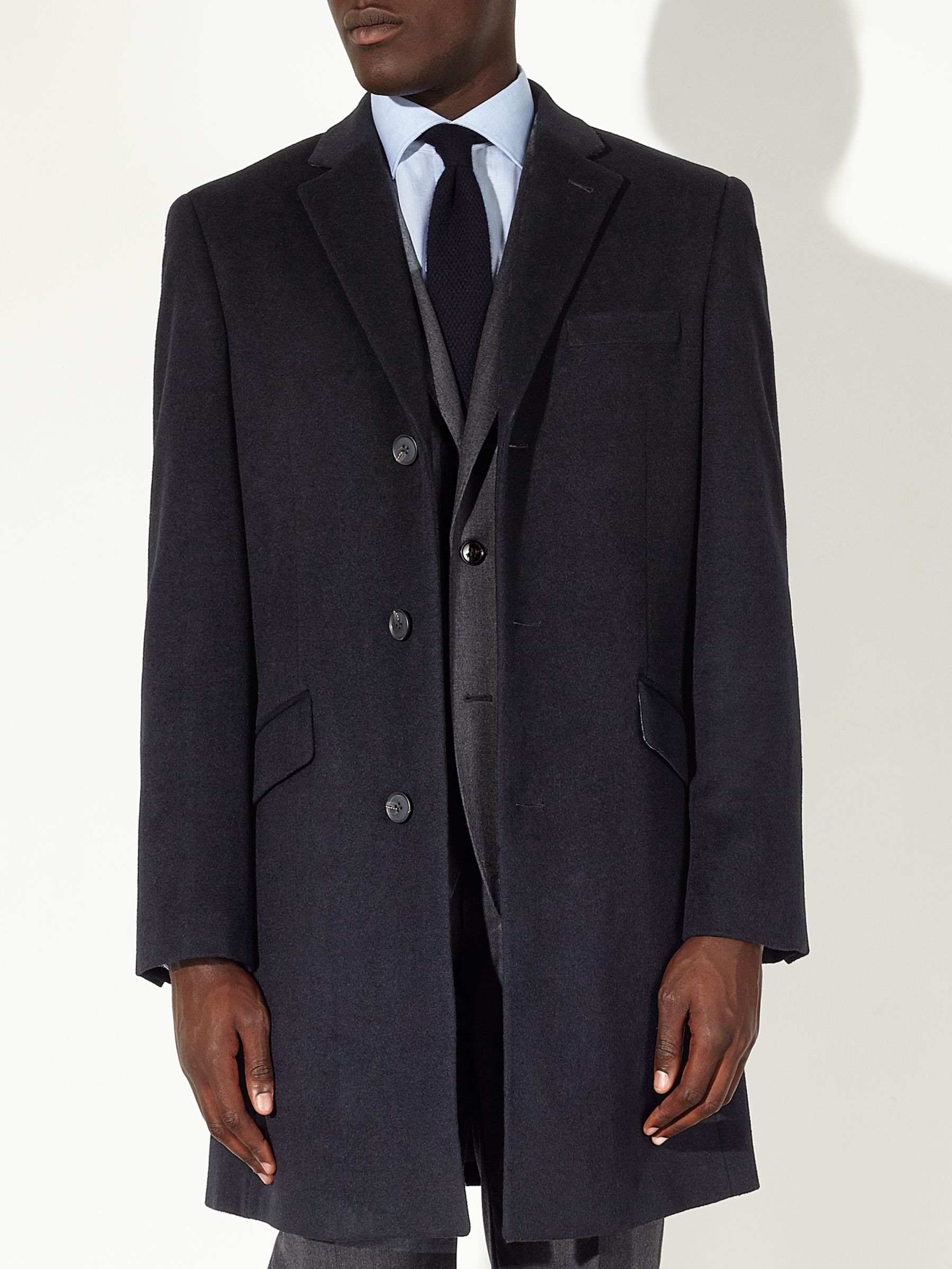 John Lewis Wool Blend Epsom Overcoat at John Lewis & Partners