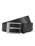John Lewis & Partners Classic Leather Belt, Black