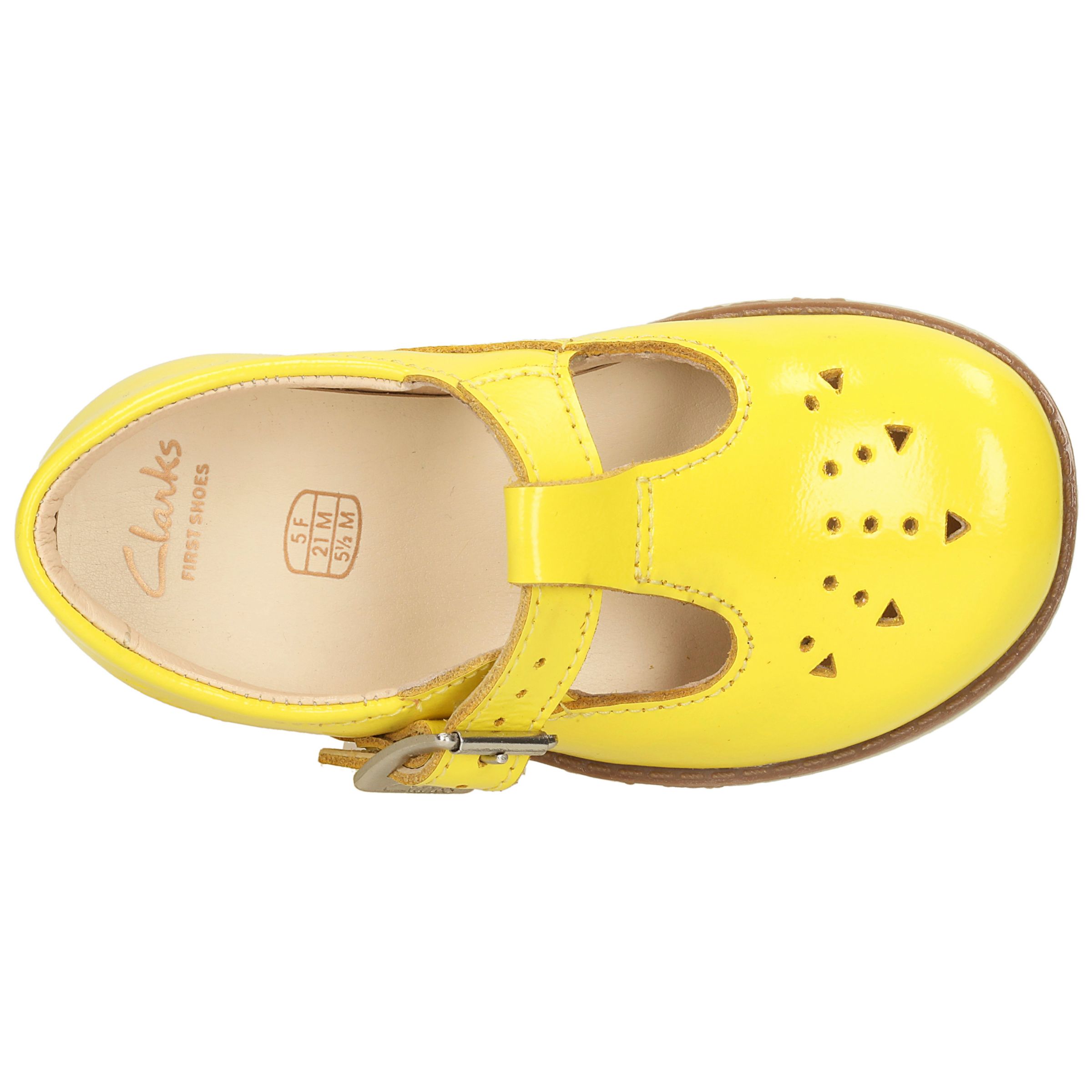 clarks yellow baby shoes