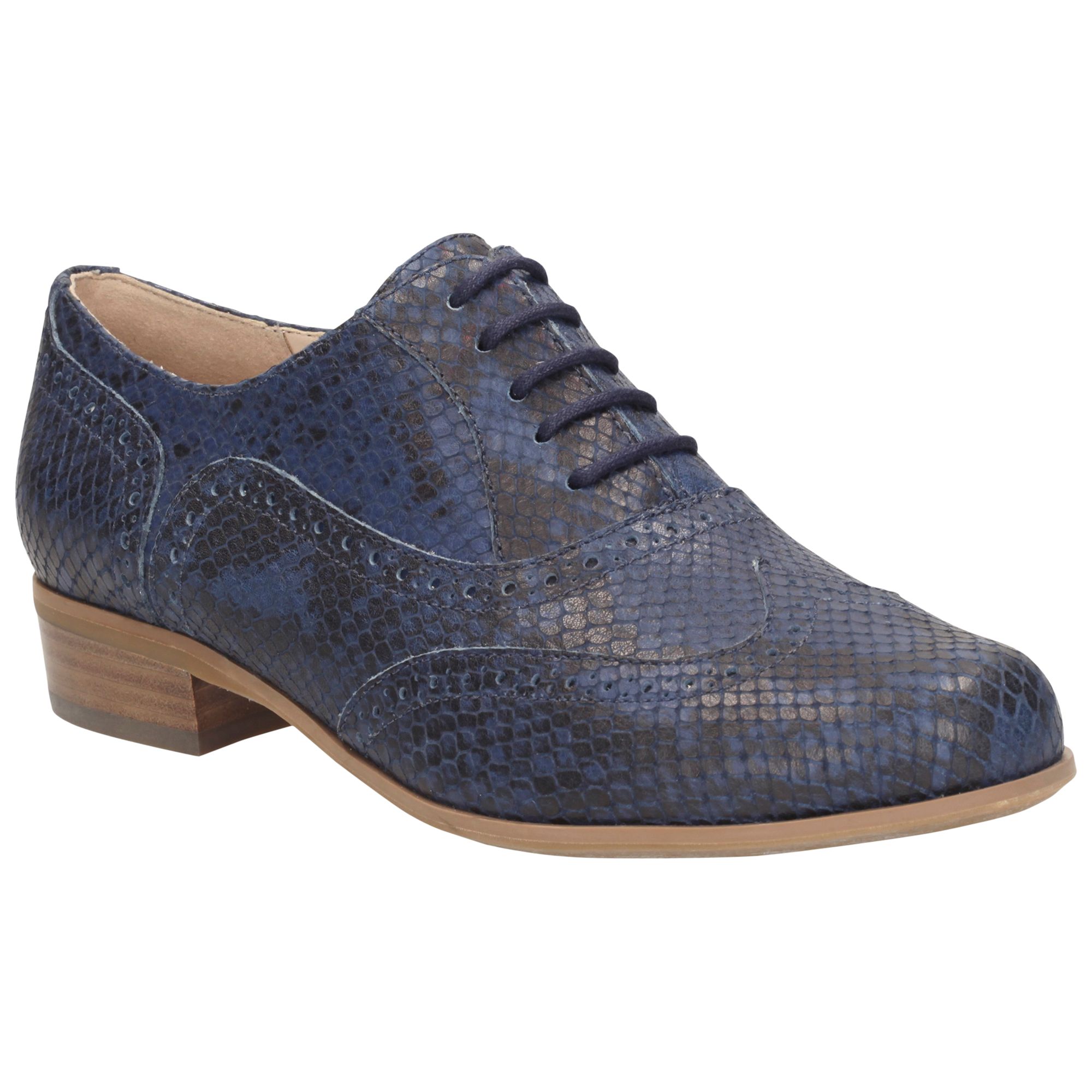 clarks navy brogues womens