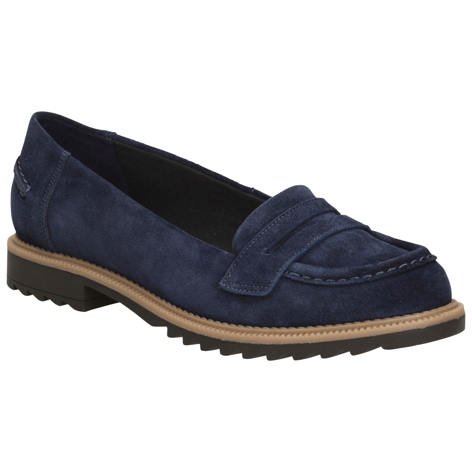 clarks suede loafers
