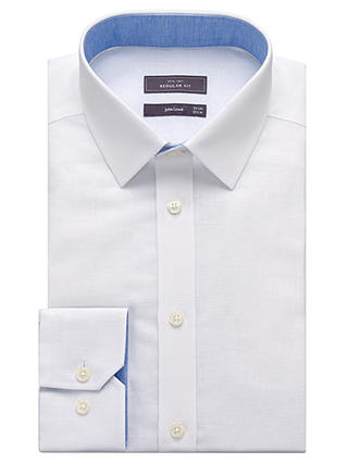 John Lewis & Partners Linen Cotton Regular Fit Shirt