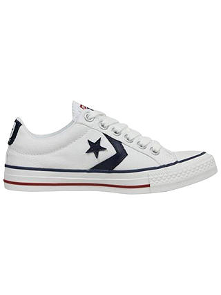 Converse Star Player Low Top Canvas Trainers, White
