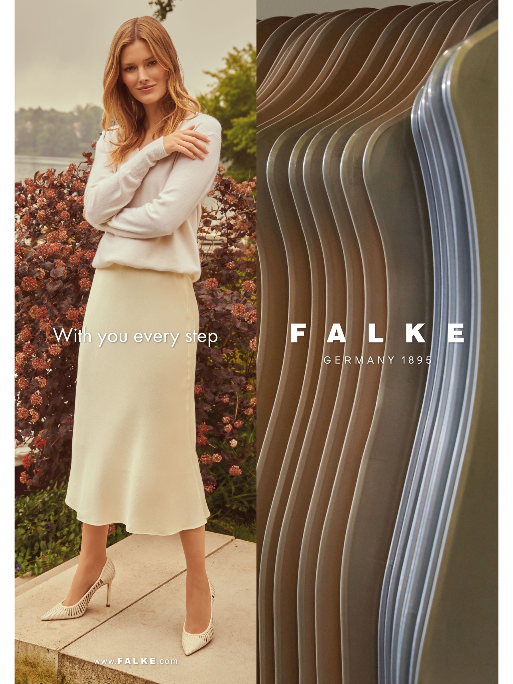 Buy FALKE 8 Denier Invisible Deluxe Tights Online at johnlewis.com