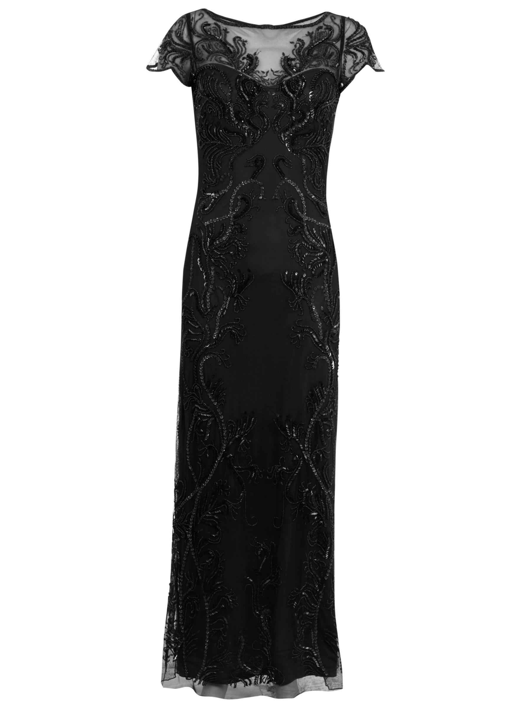 miss selfridge embroidered maxi dress