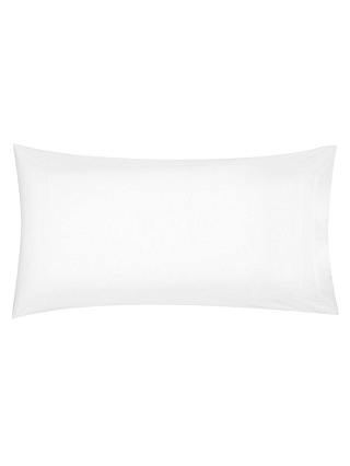 John Lewis & Partners Crisp & Fresh Egyptian Cotton 800 Thread Count Standard Pillowcase, White