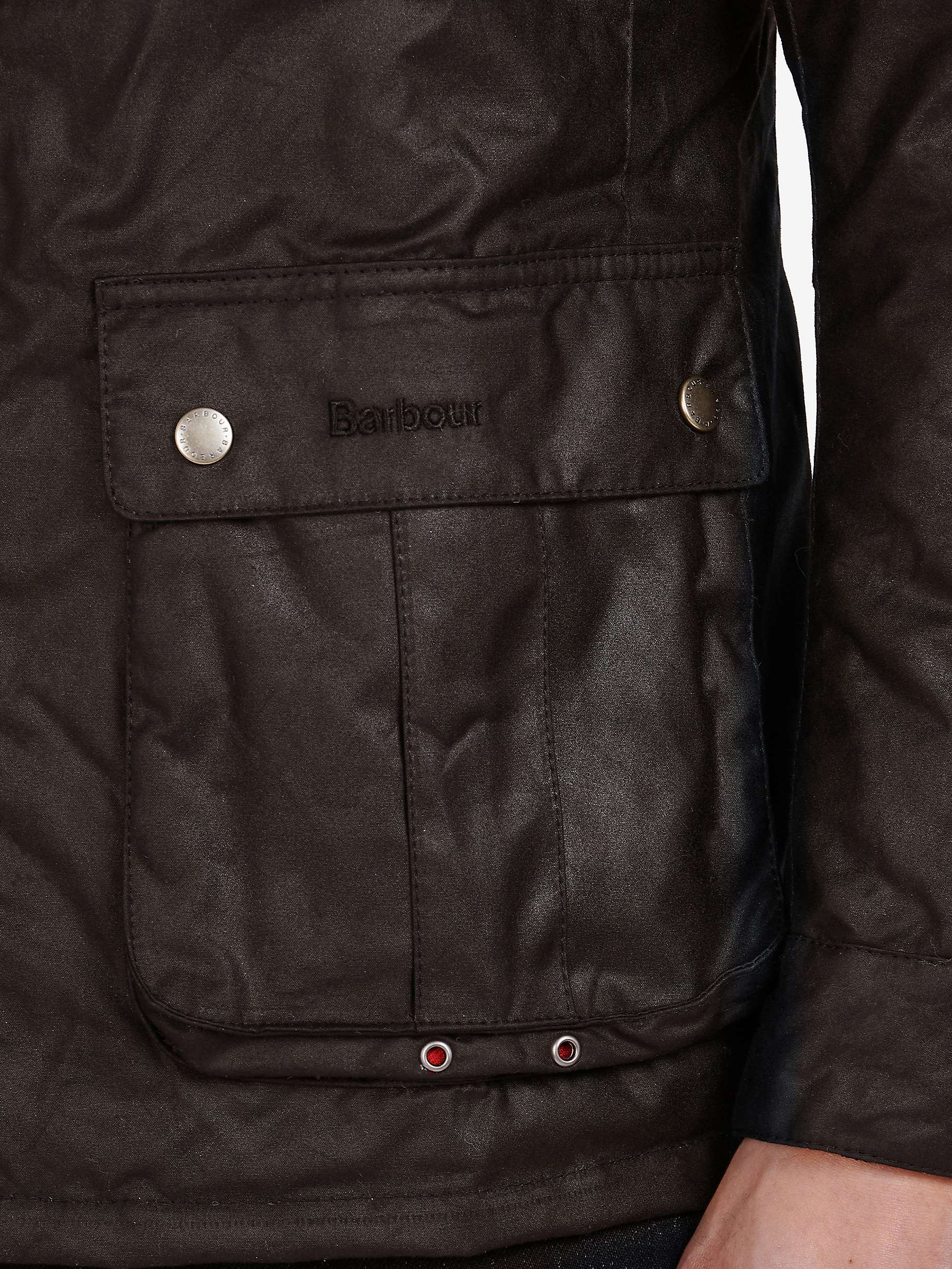 Buy Barbour International Duke Waxed Cotton Jacket Online at johnlewis.com