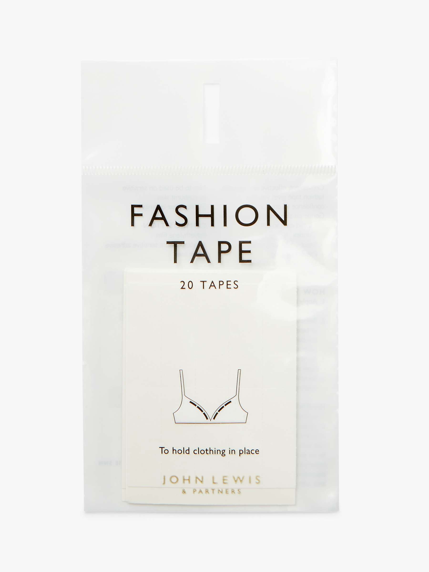 Buy John Lewis Transparent Fashion Tape, Clear Online at johnlewis.com