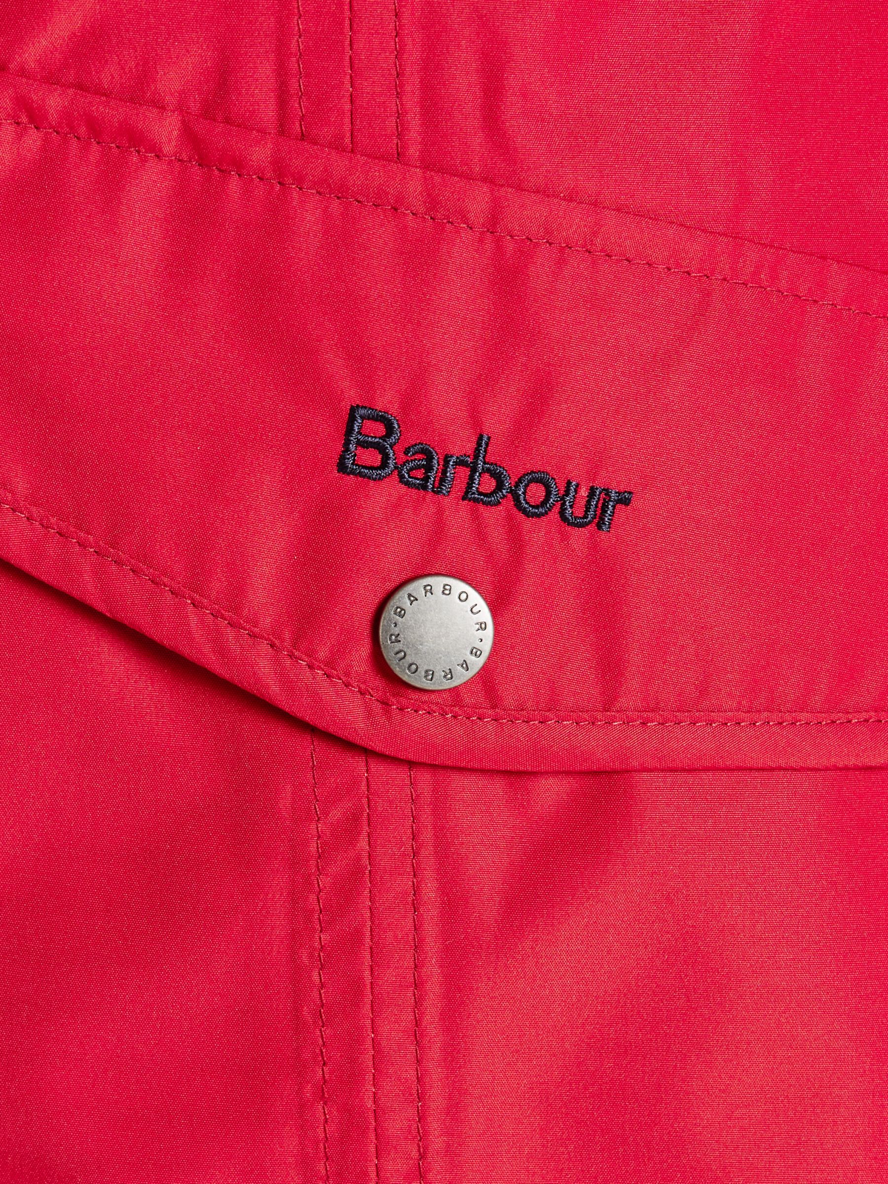 barbour trevose jacket red