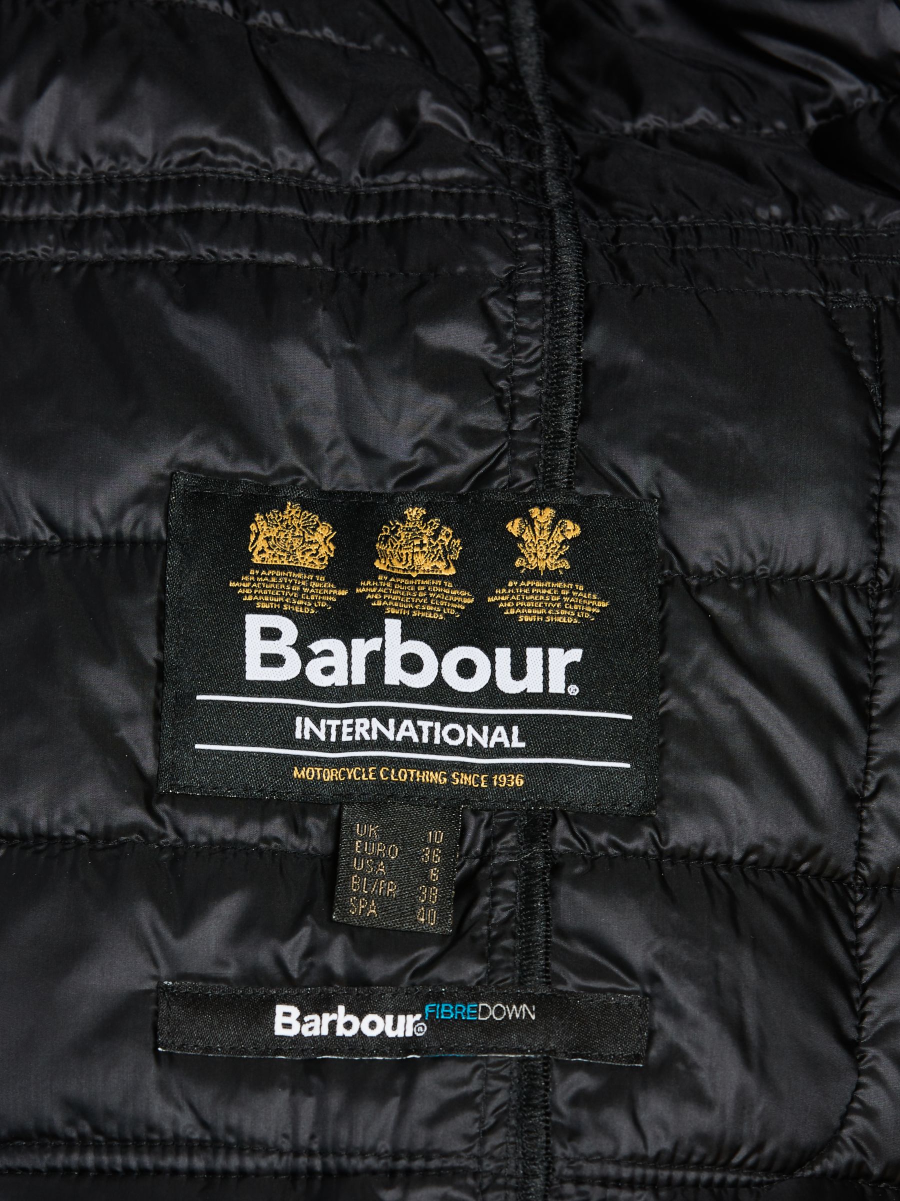 barbour quilted motorcycle jacket