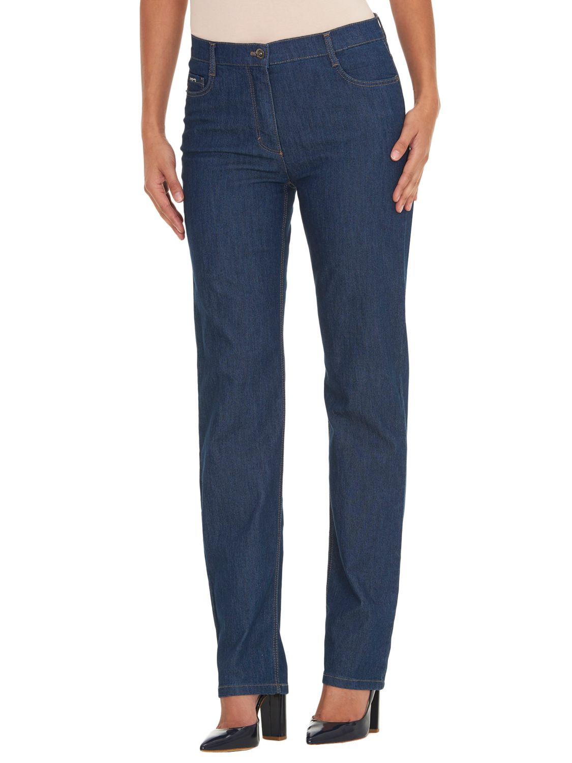 Buy Betty Barclay Perfect Body 5 Pocket Jeans, Blue Denim | John Lewis