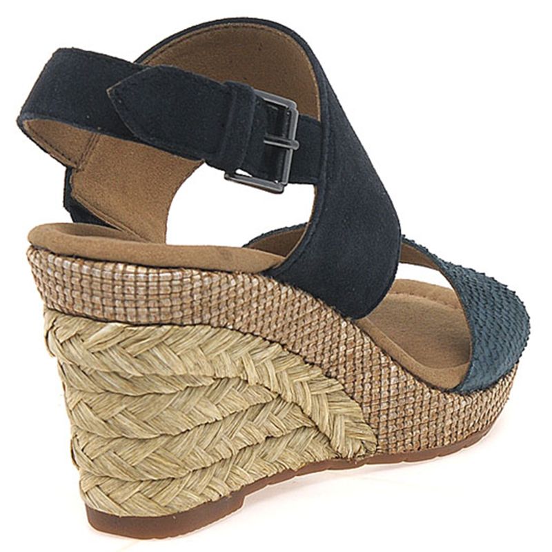 Gabor Anna Wide Fitting Mid Height Wedge Sandals
