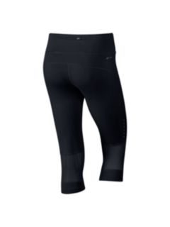 Nike Dri-Fit Womens Black Capri Crop Pants Running Leggings Size Medium