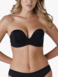 Wonderbra Ultimate Silhouette T-Shirt Bra, Black at John Lewis