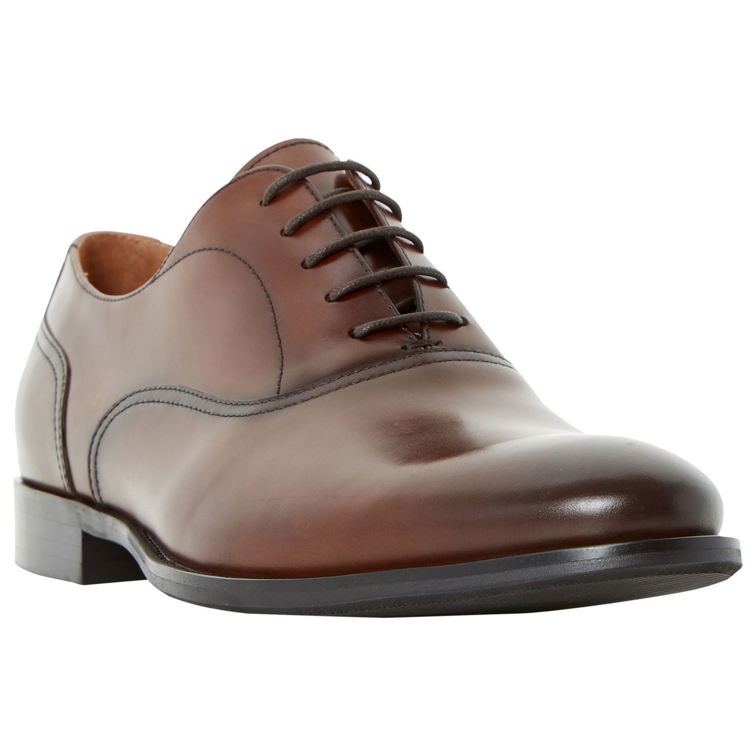 Dune Redcoat Burnished Oxford Shoes, Tan