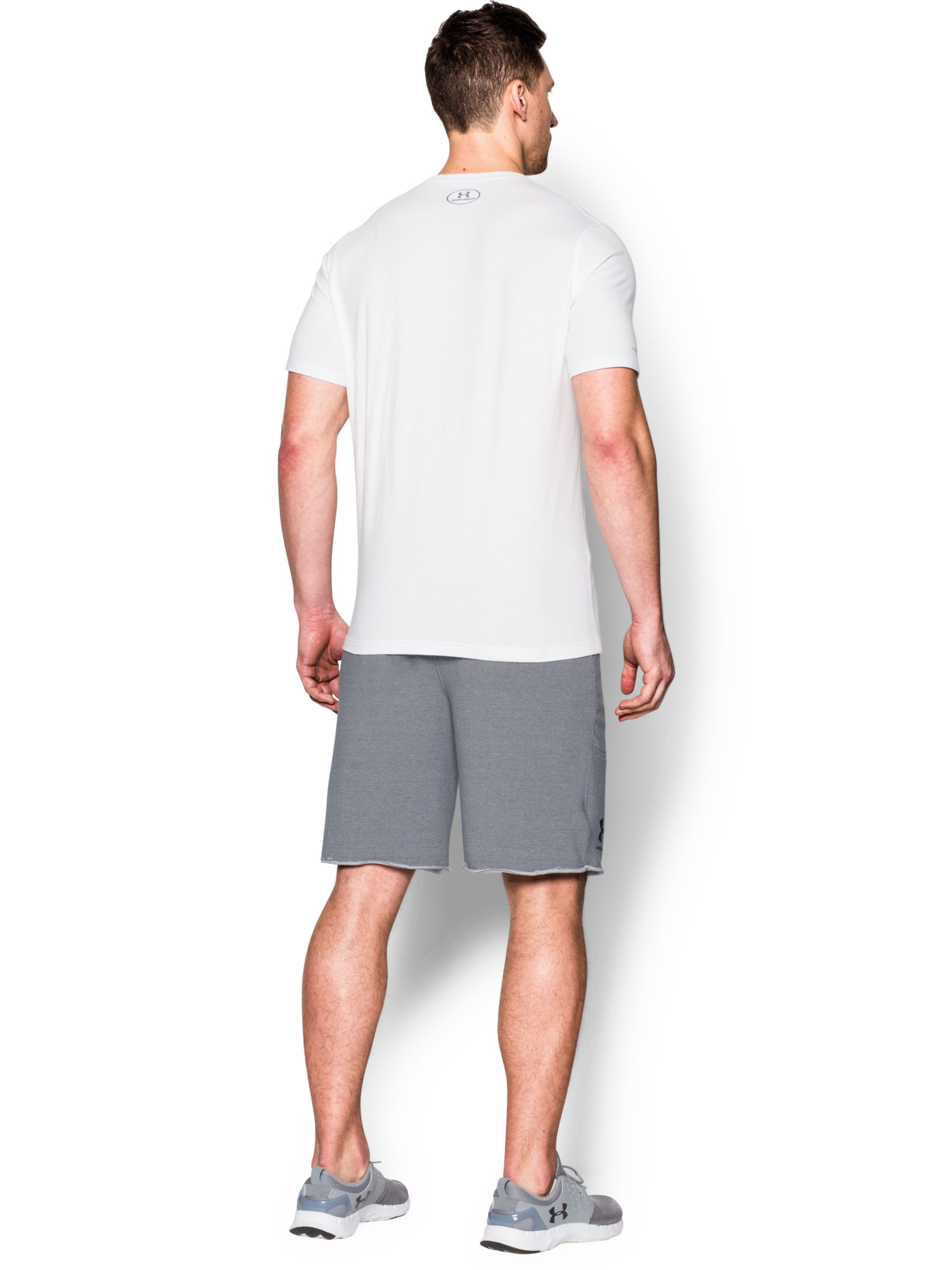 under armour terry fleece shorts