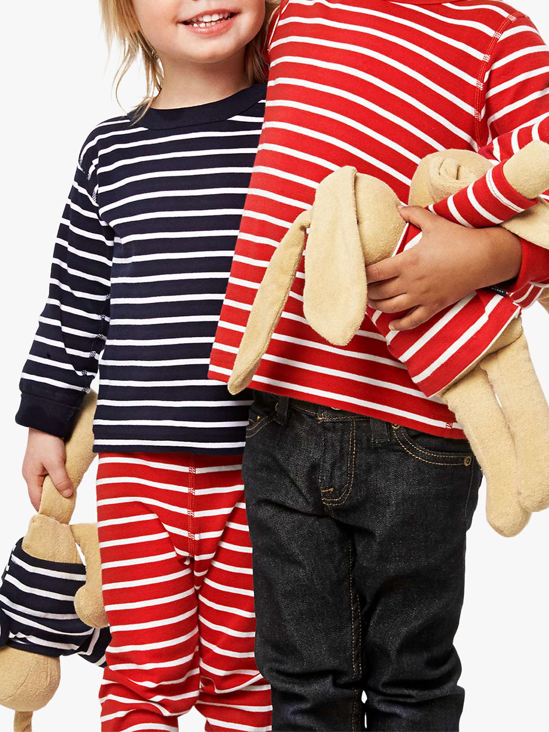 Buy Polarn O. Pyret Children's GOTS Organic Cotton Stripe Long Sleeve Top Online at johnlewis.com