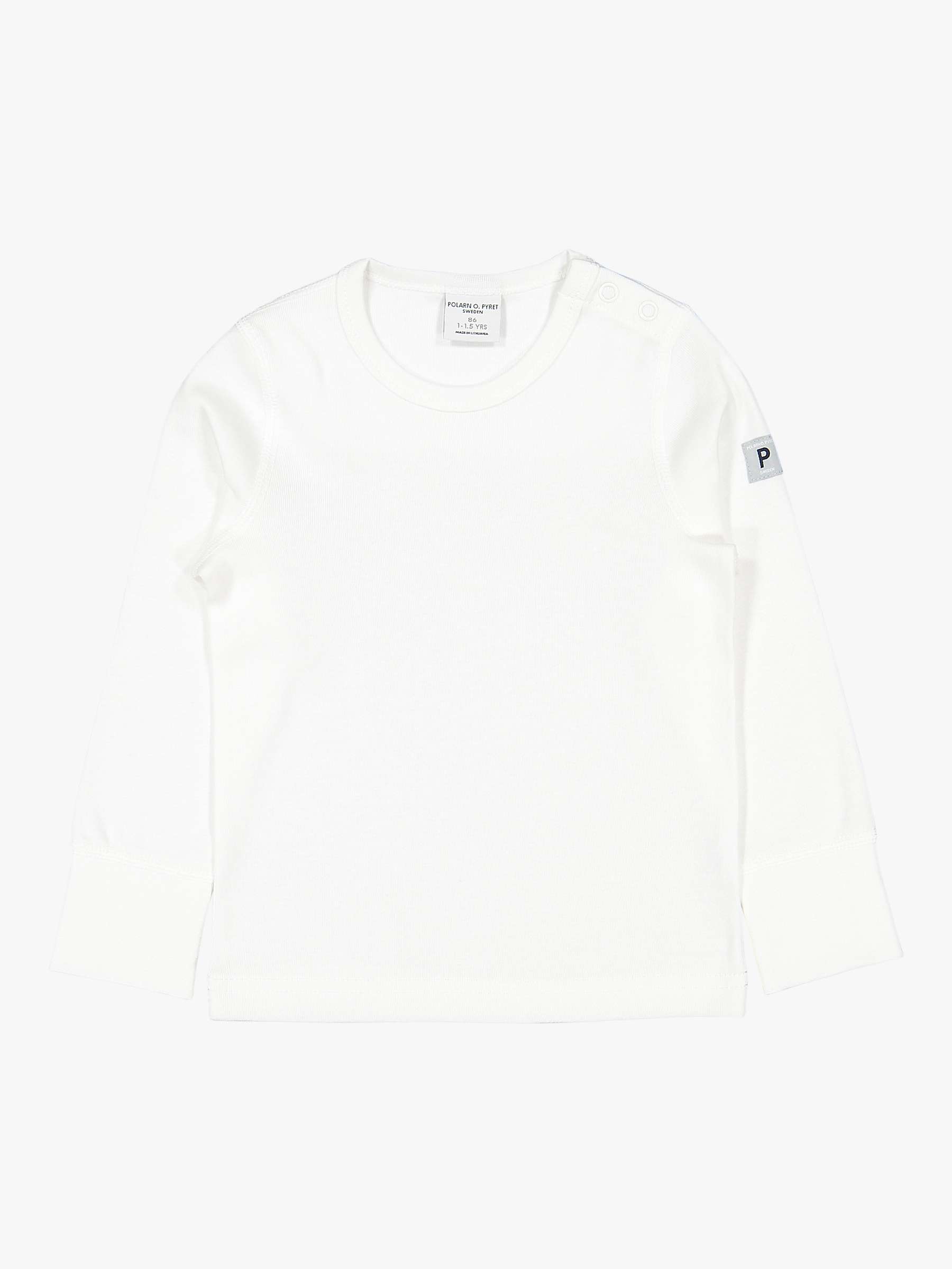 Buy Polarn O. Pyret Children's GOTS Organic Cotton Long Sleeve T-Shirt Online at johnlewis.com