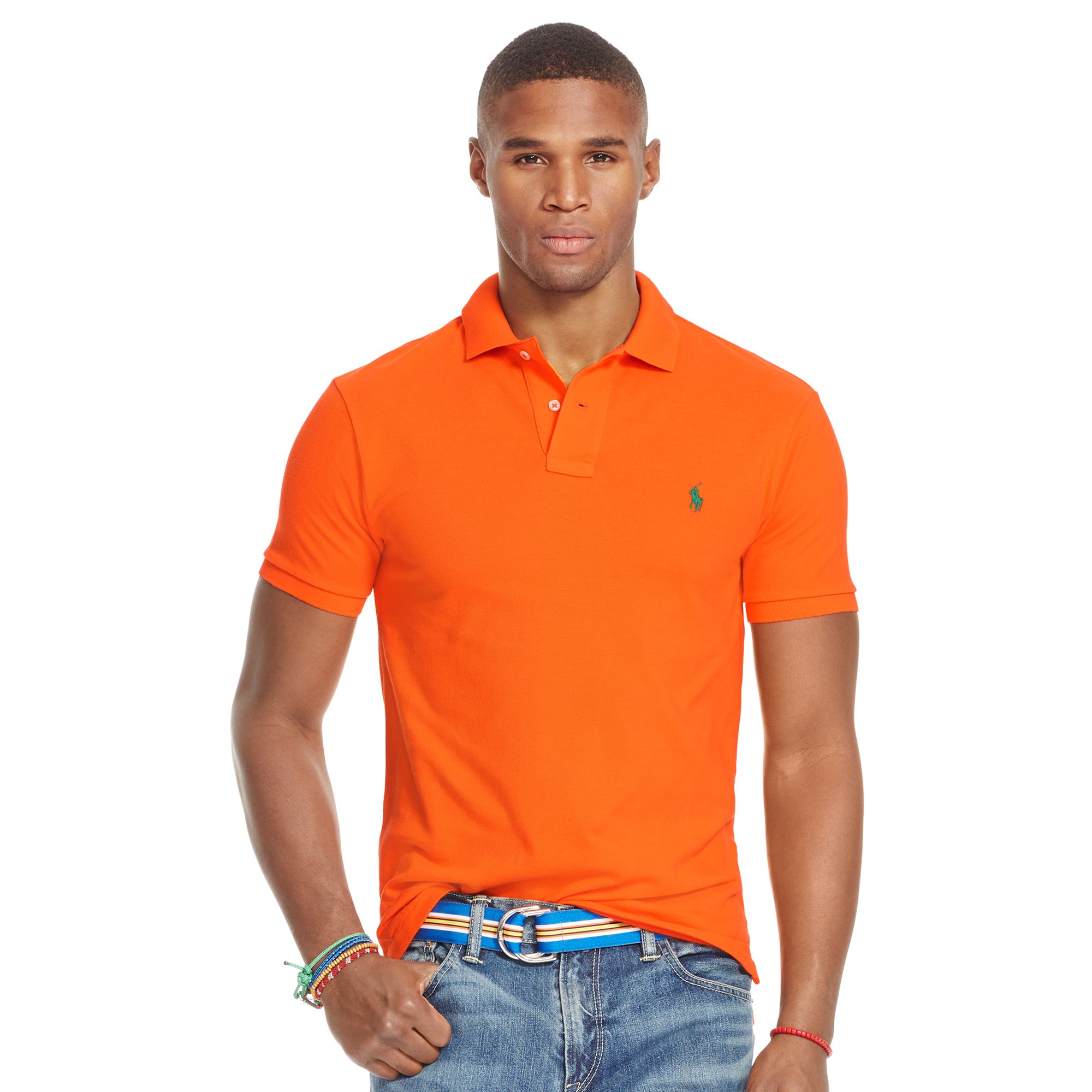 polo ralph lauren orange shirt