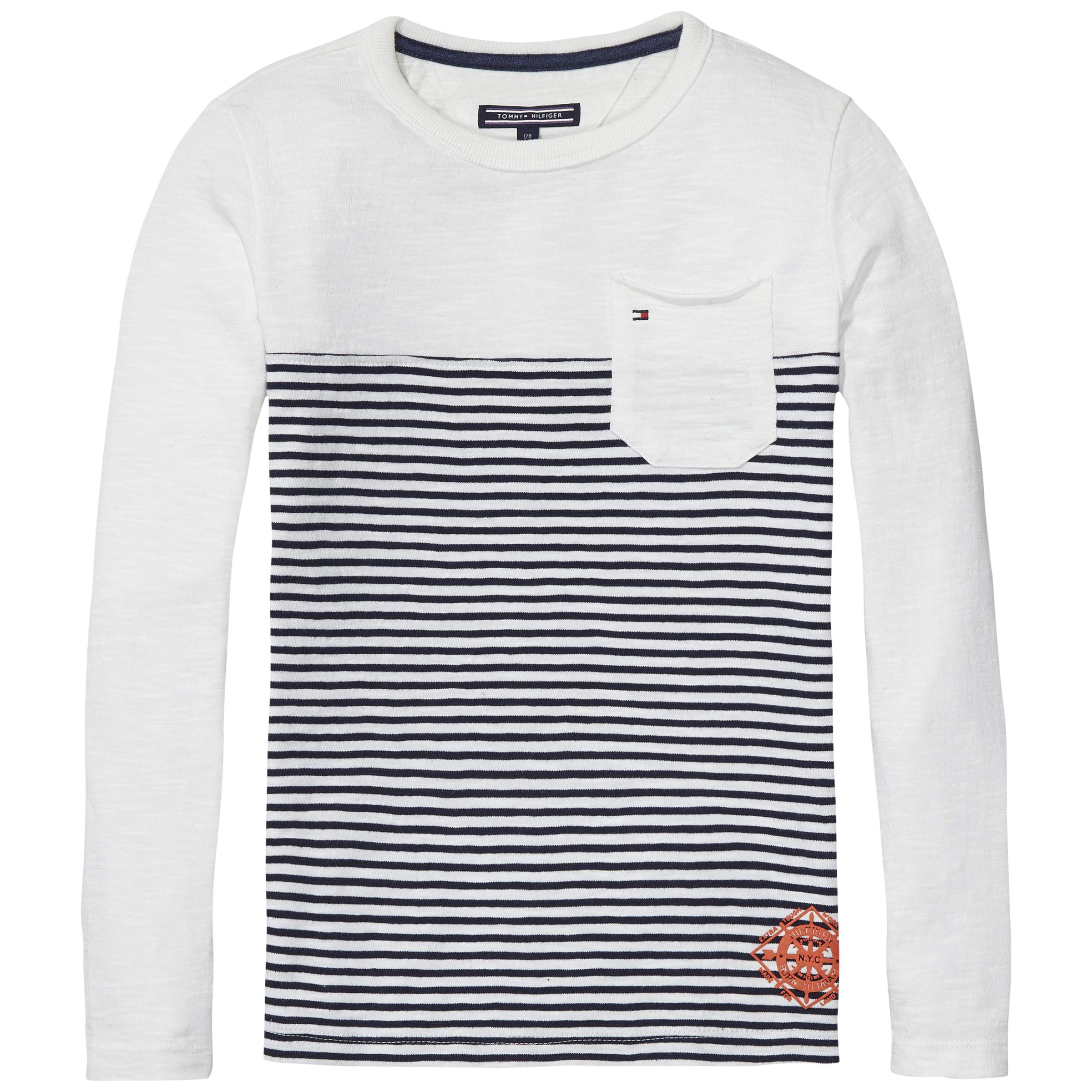 white long sleeve tommy hilfiger top