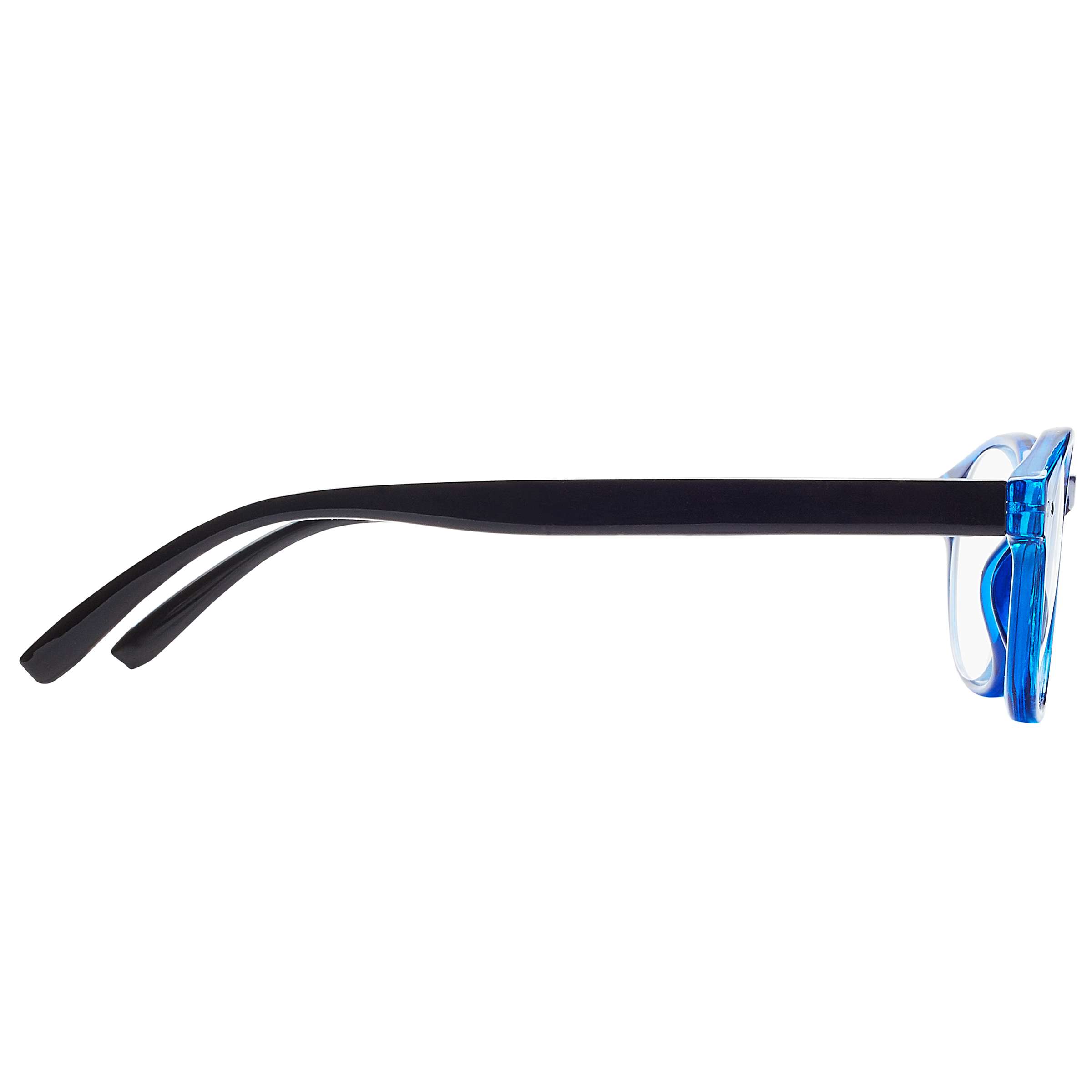 Buy Magnif Eyes Very Narrow Fit Ready Readers St Louis Glasses, Cobalt/Black Online at johnlewis.com