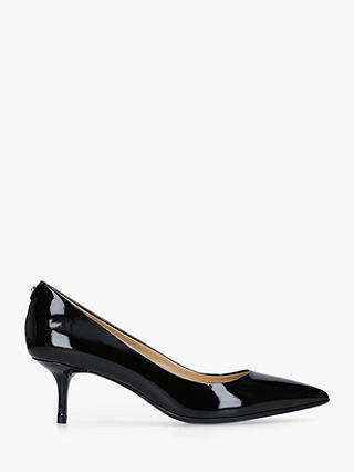 MICHAEL Michael Kors Flex Pump Kitten Heel Court Shoes, Black, 3
