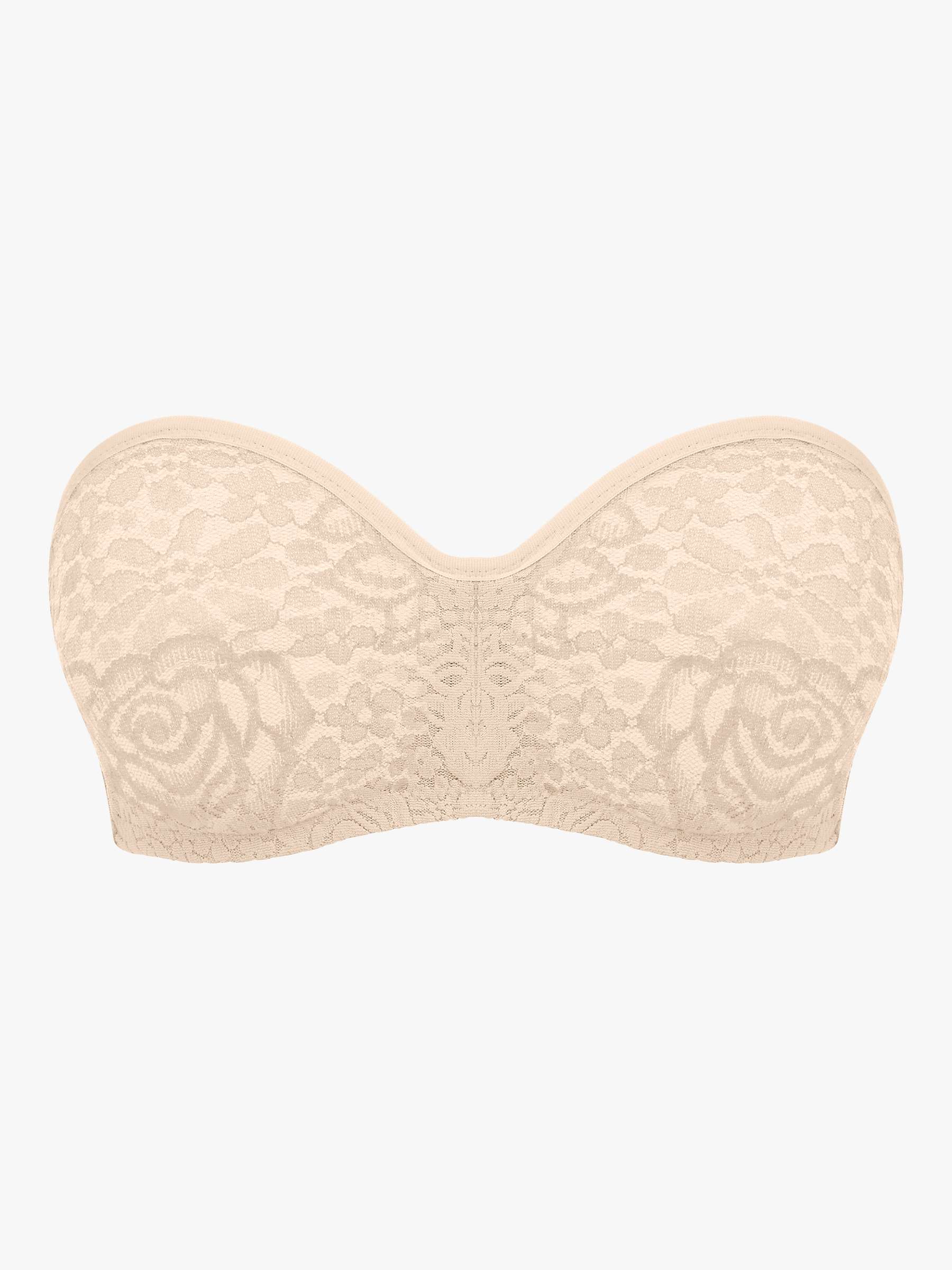 Buy Wacoal Halo Lace Non-Padded Strapless Bra Online at johnlewis.com
