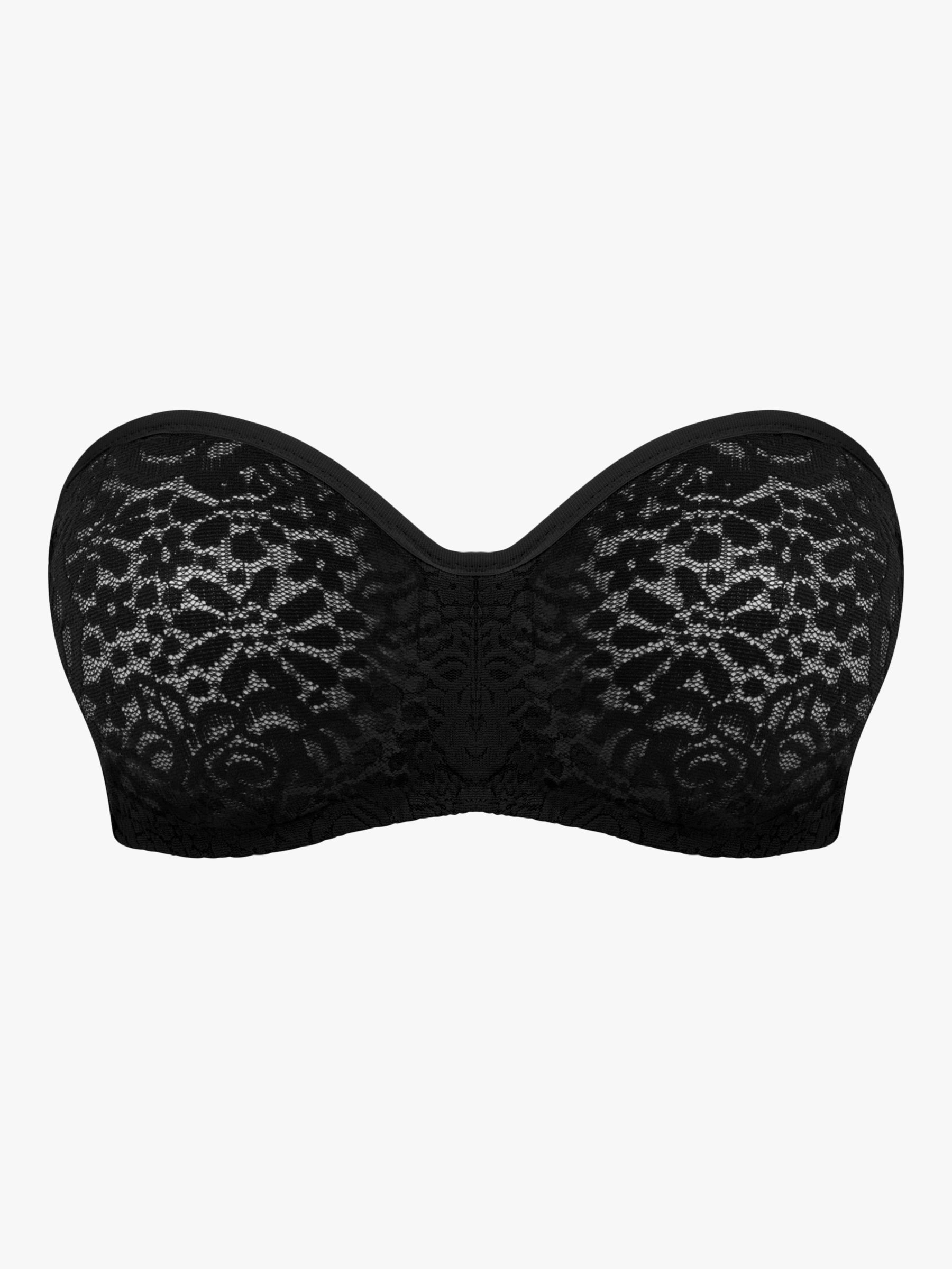 Halo Lace Black Moulded Bra from Wacoal