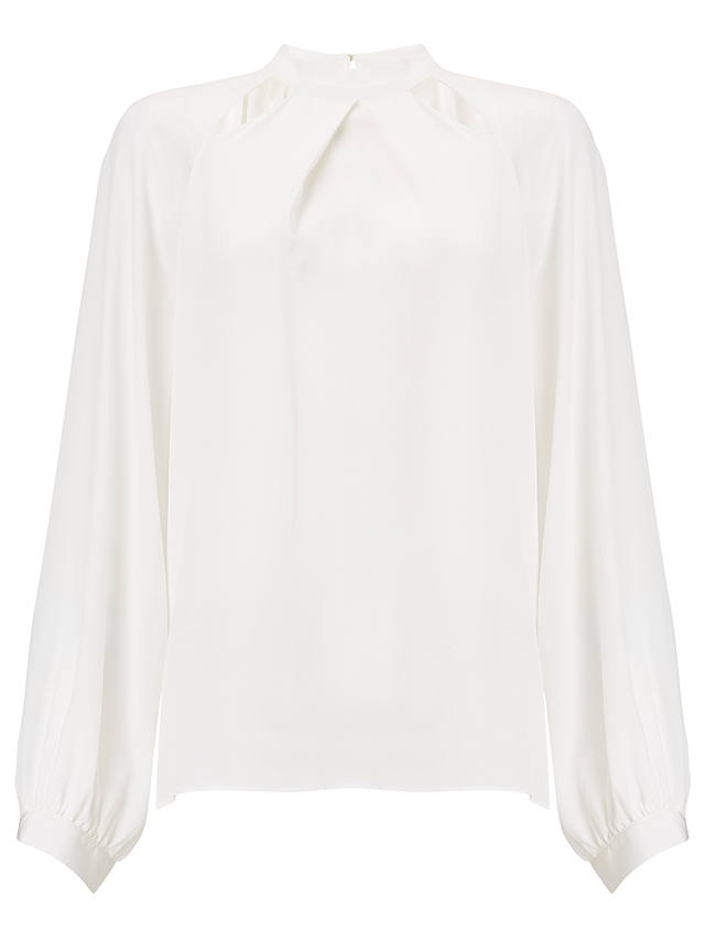 Somerset by Alice Temperley Silk Cut Out Blouse at John Lewis & Partners