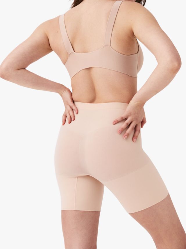 Spanx Power Shorts, Soft Nude, S