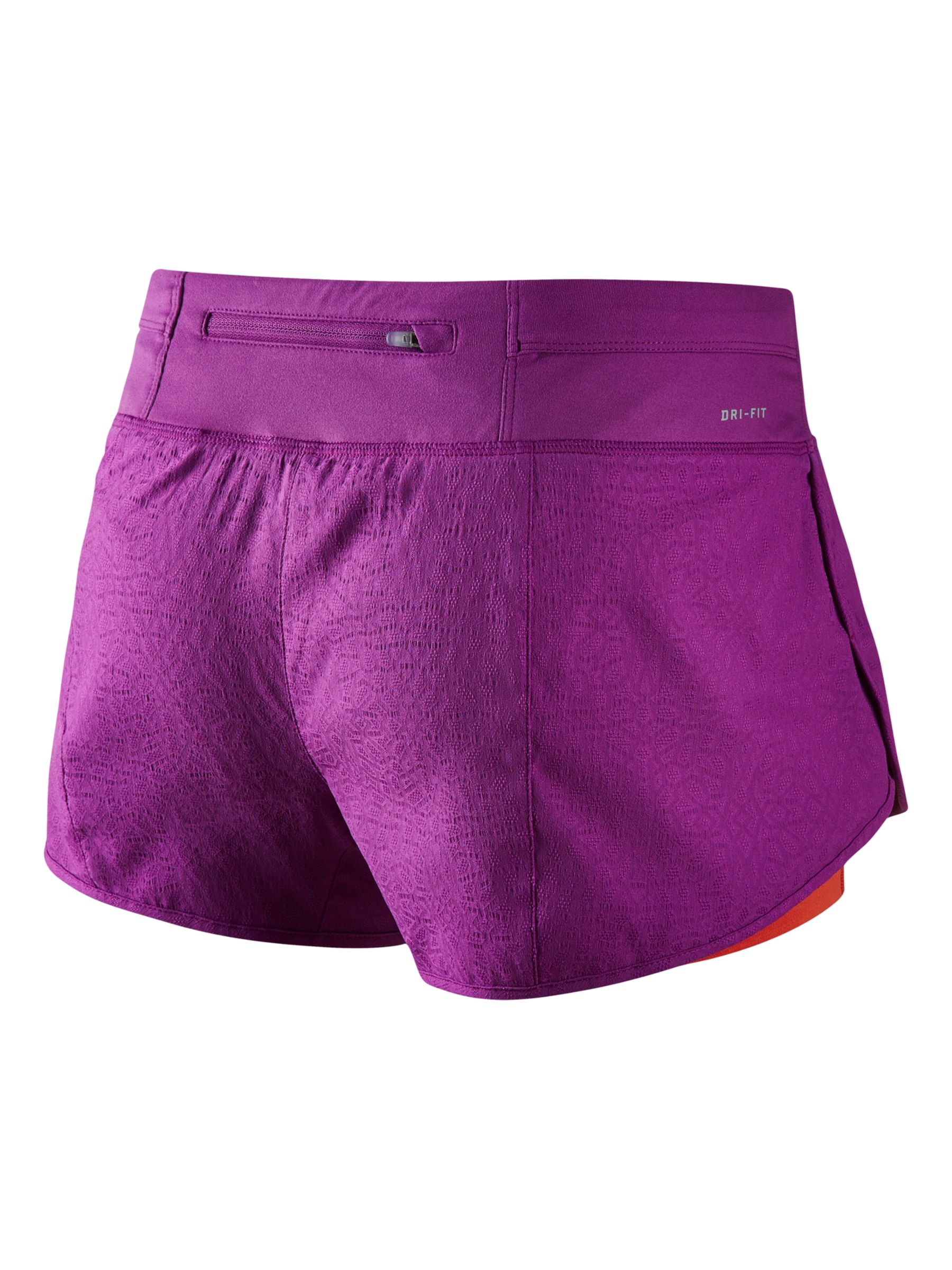 purple nike running shorts