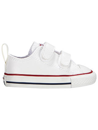 Converse Children's Chuck Taylor All Star 2V Rip-Tape Shoes, White