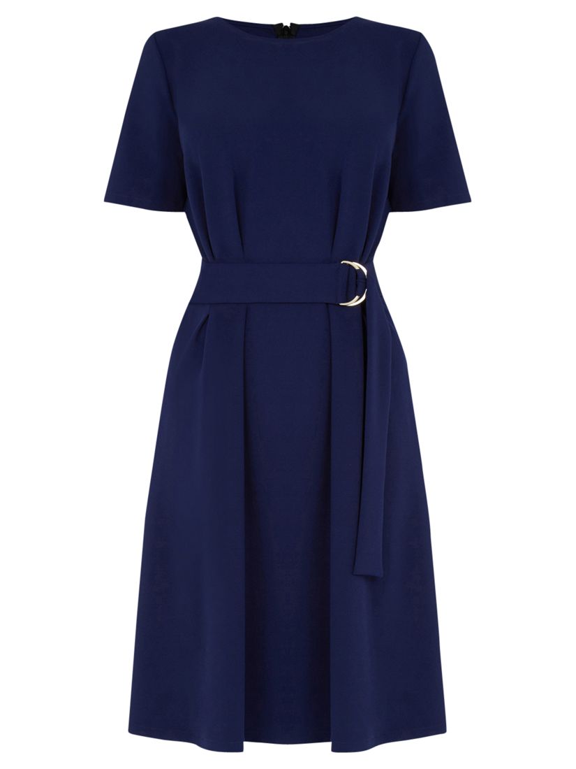 Warehouse D Ring Compact Crepe Dress